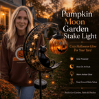 🎃 Halloween Early Bird Sale | Pumpkin Moon Garden Stake Light