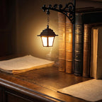 Multiple Styles Available-Miniature Retro Streetlight Bookend Light
