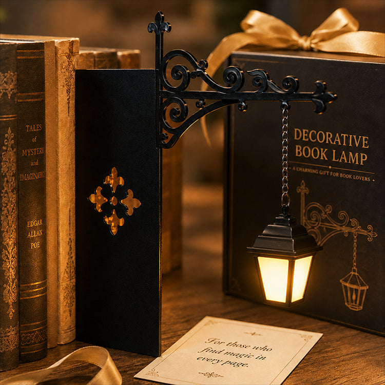 Multiple Styles Available-Miniature Retro Streetlight Bookend Light