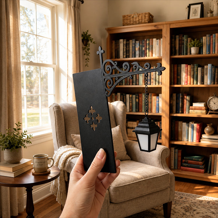 Multiple Styles Available-Miniature Retro Streetlight Bookend Light