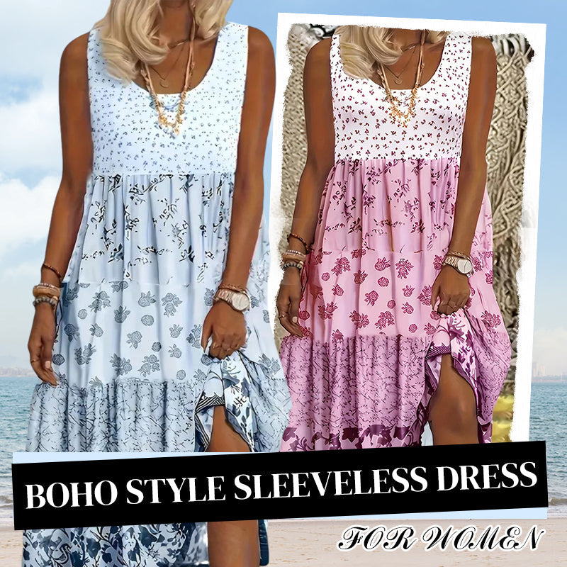Limited-Time Offer – Women's Sleeveless Boho-Style Dress