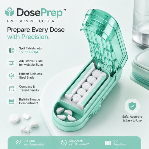 💊A8 Waterproof 14-Pouch Weekly Pill Organizer, Color-Coded Travel Storage for Vitamins & Supplements