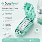 💊A8 Waterproof 14-Pouch Weekly Pill Organizer, Color-Coded Travel Storage for Vitamins & Supplements
