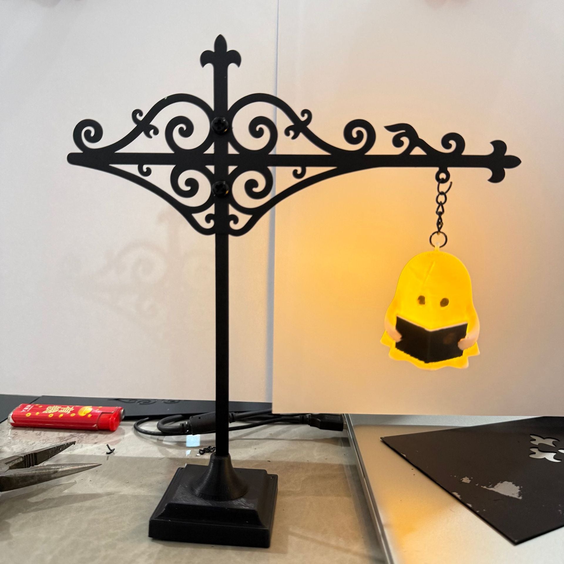 Multiple Styles Available-Miniature Retro Streetlight Bookend Light