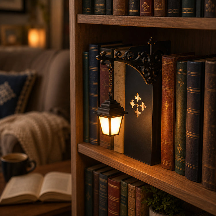 Multiple Styles Available-Miniature Retro Streetlight Bookend Light