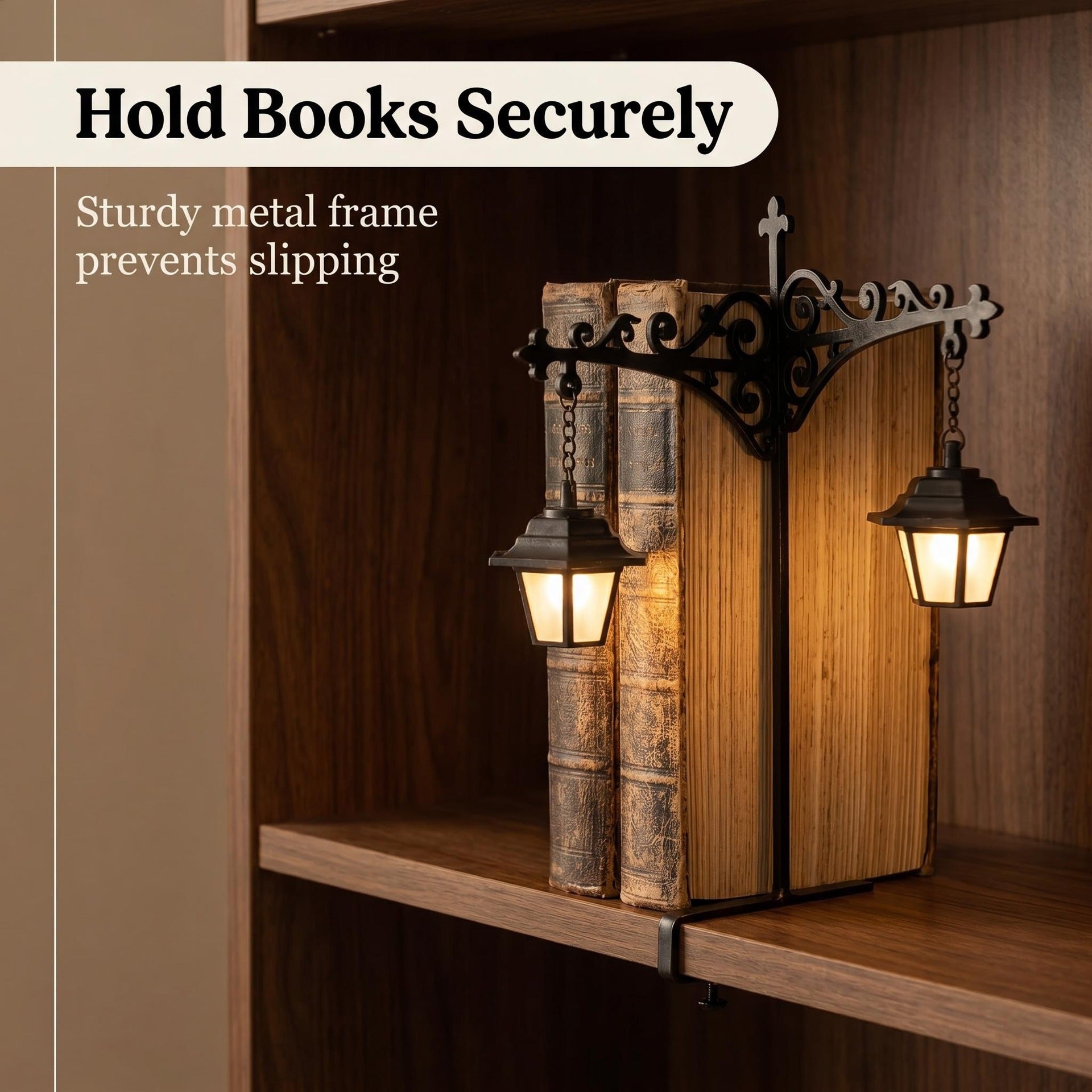 Multiple Styles Available-Miniature Retro Streetlight Bookend Light