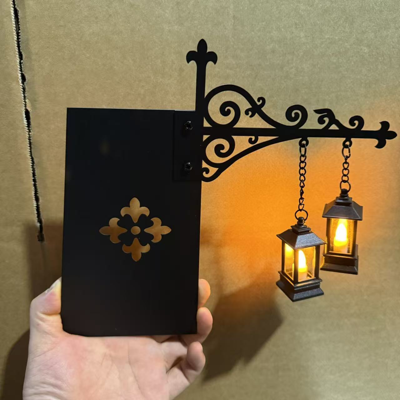 Multiple Styles Available-Miniature Retro Streetlight Bookend Light
