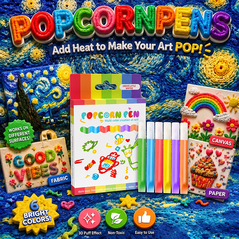📢📢50% OFF !! ⏰3D Puffy Paint Pens for Kids
