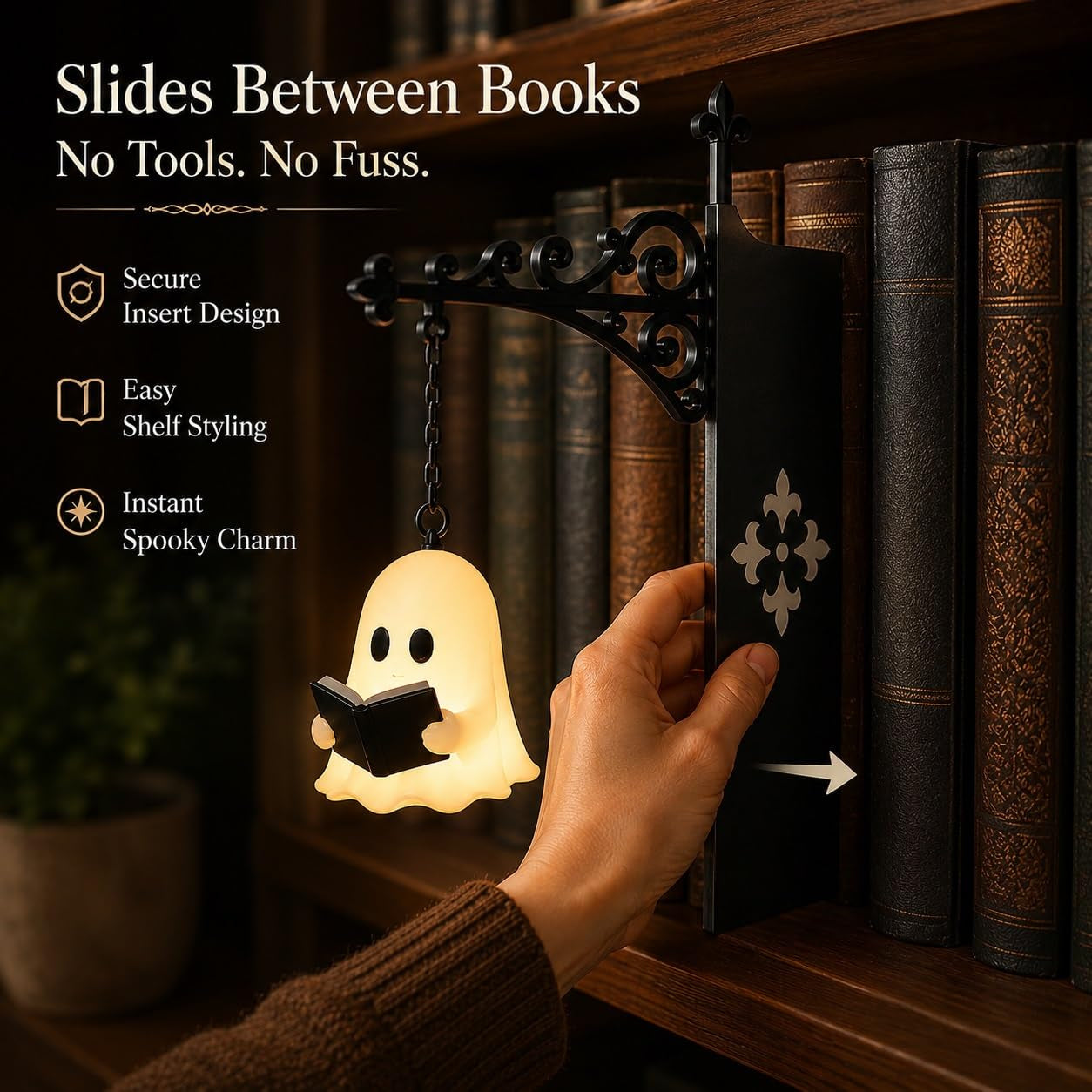 🔥LAST DAY 40% OFF - Library Lantern-Decorative Bookshelf Lighting