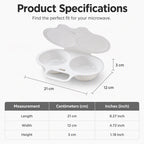 🥳2026 HOT SALE🥳💞50K+ SOLD! 🥗🎁 50% OFF! Microwave Egg Poacher – From £4.99! Dual‑cavity, non‑stick & easy clean. Healthier than frying – stock up & save! 🏠✅