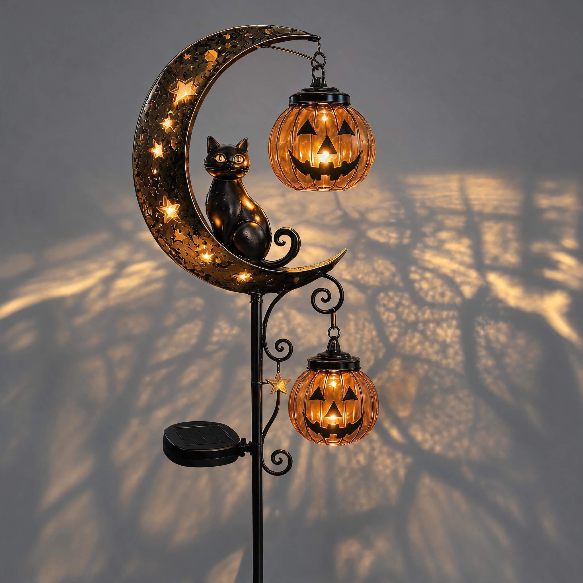 🎃 Halloween Early Bird Sale | Pumpkin Moon Garden Stake Light