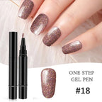 🎨One Step Nail Gel Pen💡Free handheld mini UV nail lamp💡