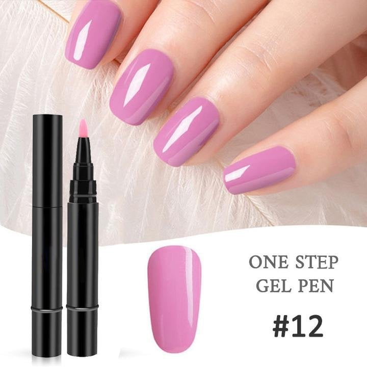 🎨One Step Nail Gel Pen💡Free handheld mini UV nail lamp💡