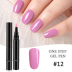 🎨One Step Nail Gel Pen💡Free handheld mini UV nail lamp💡