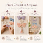 🔥LAST DAY 50% OFF - 🦋Butterfly Garden Cascade DIY Crochet Kit